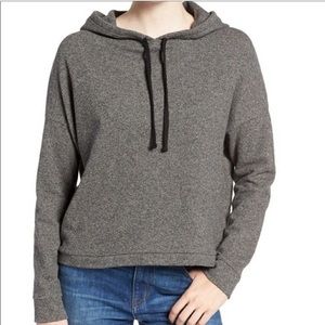 Madewell Grey Marled Hoodie